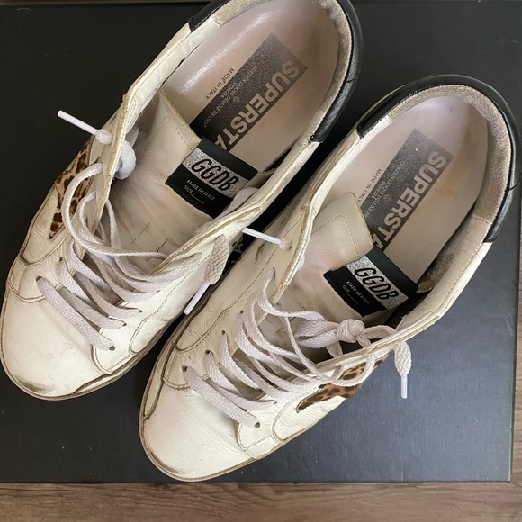 Golden Goose Super-Star sneakers with leopard star - Picture 5 of 5